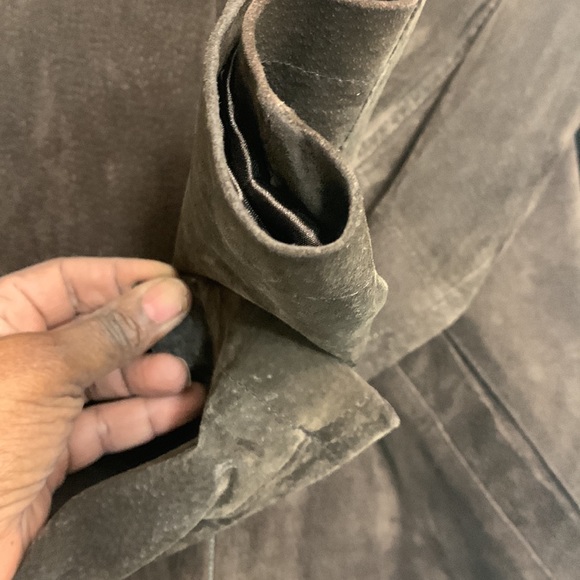 a suede and leather jacket in great condition pictures color hard to capture - Picture 8 of 12